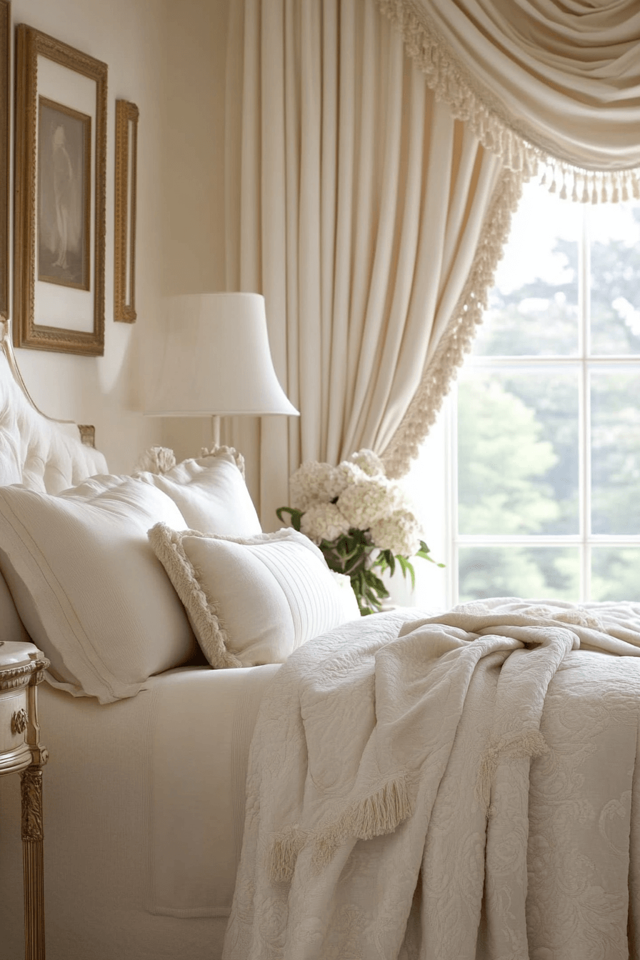 neoclassical bedroom