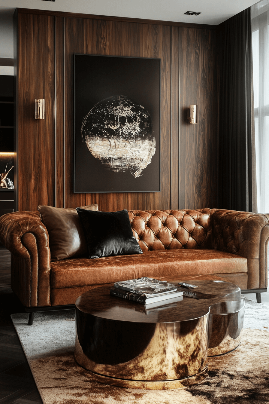 brown living room decorating ideas