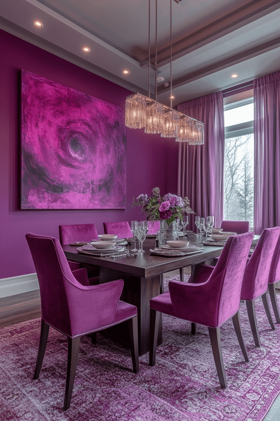 modern victorian dining room