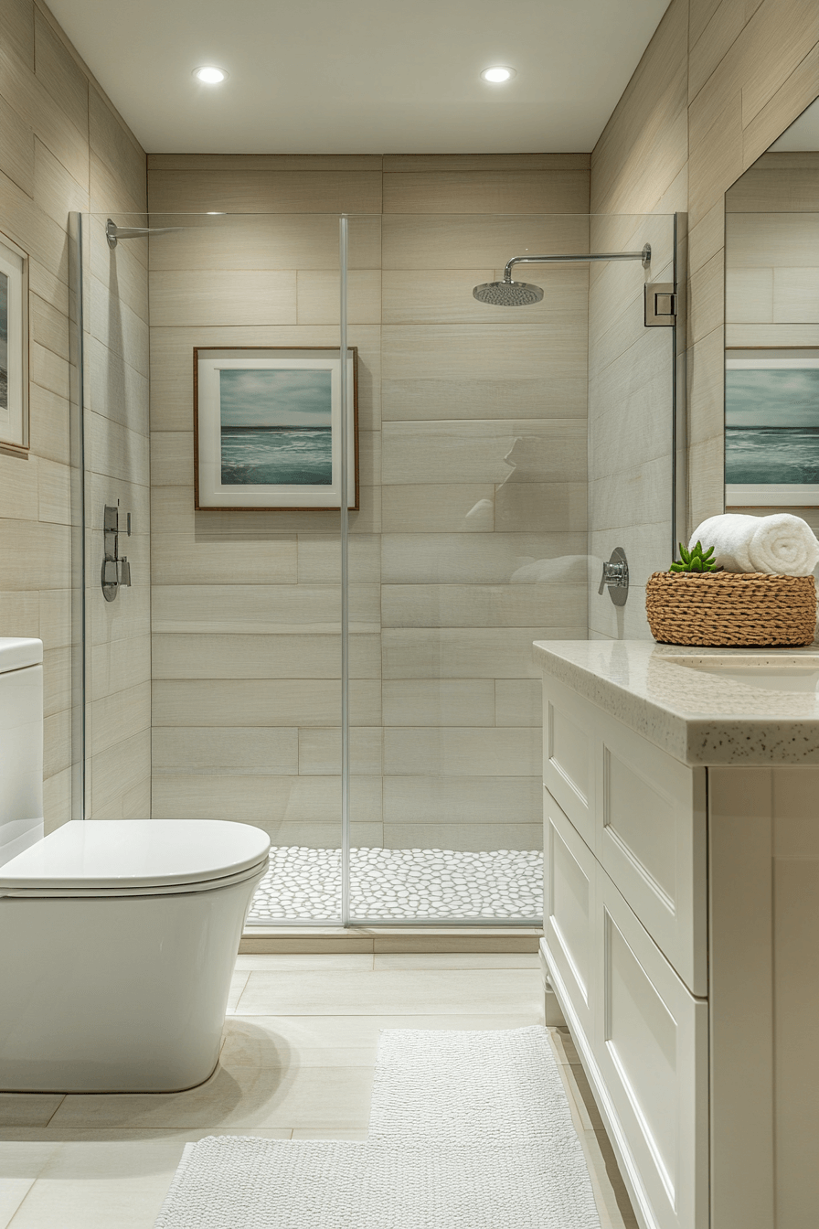 coastal cottage bathroom