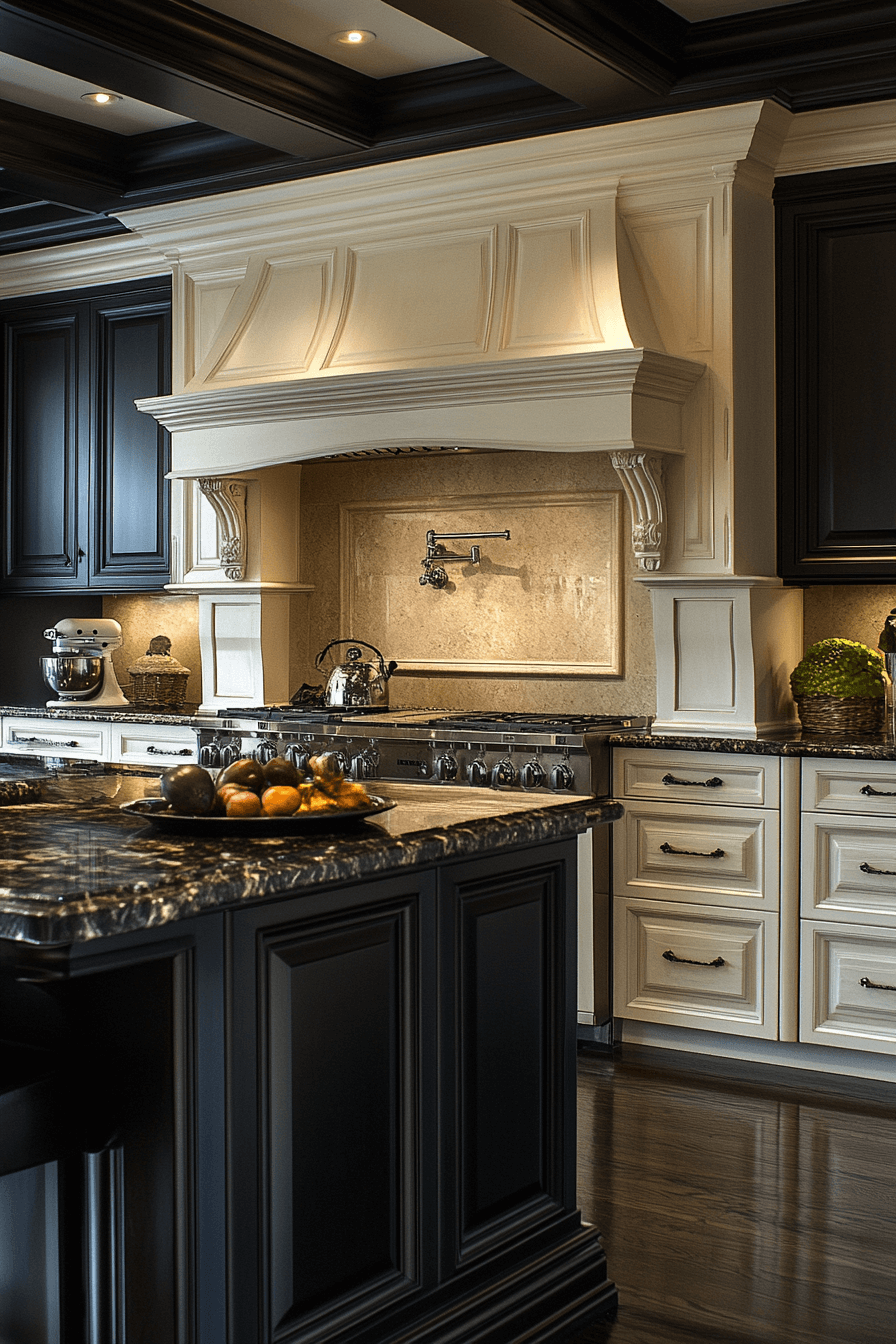neoclassical kitchen