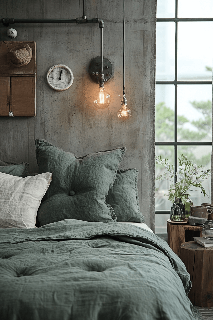 industrial bedroom design