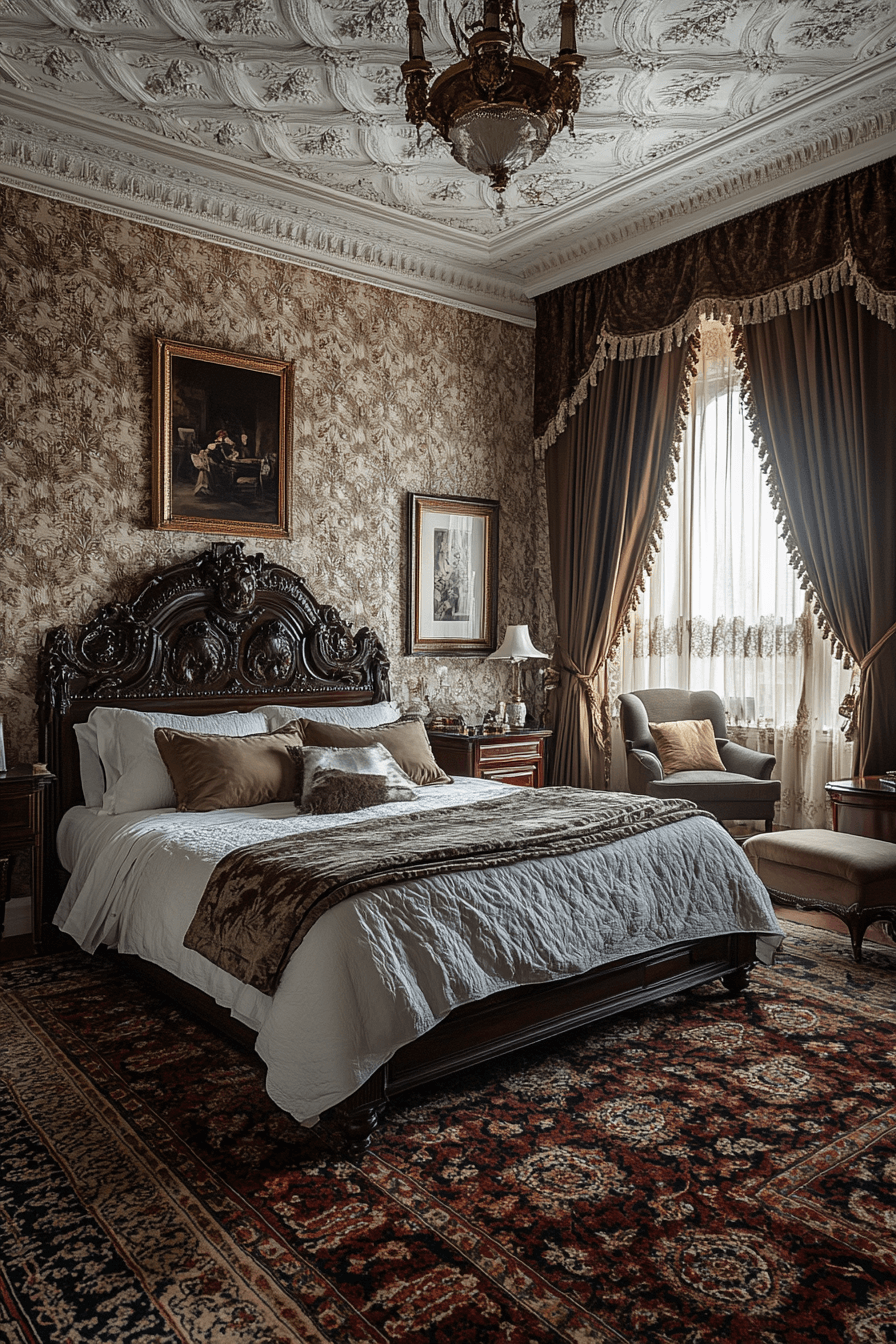 modern victorian bedroom