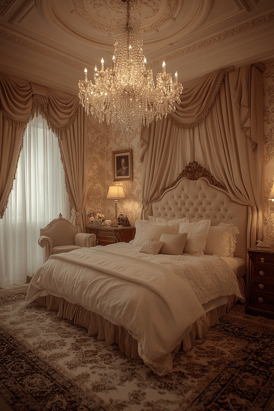 neoclassical bedroom