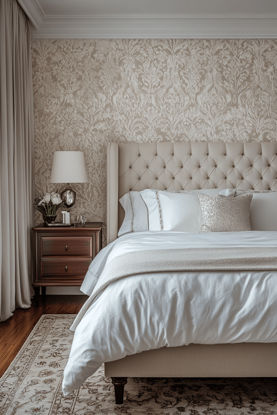 modern victorian bedroom
