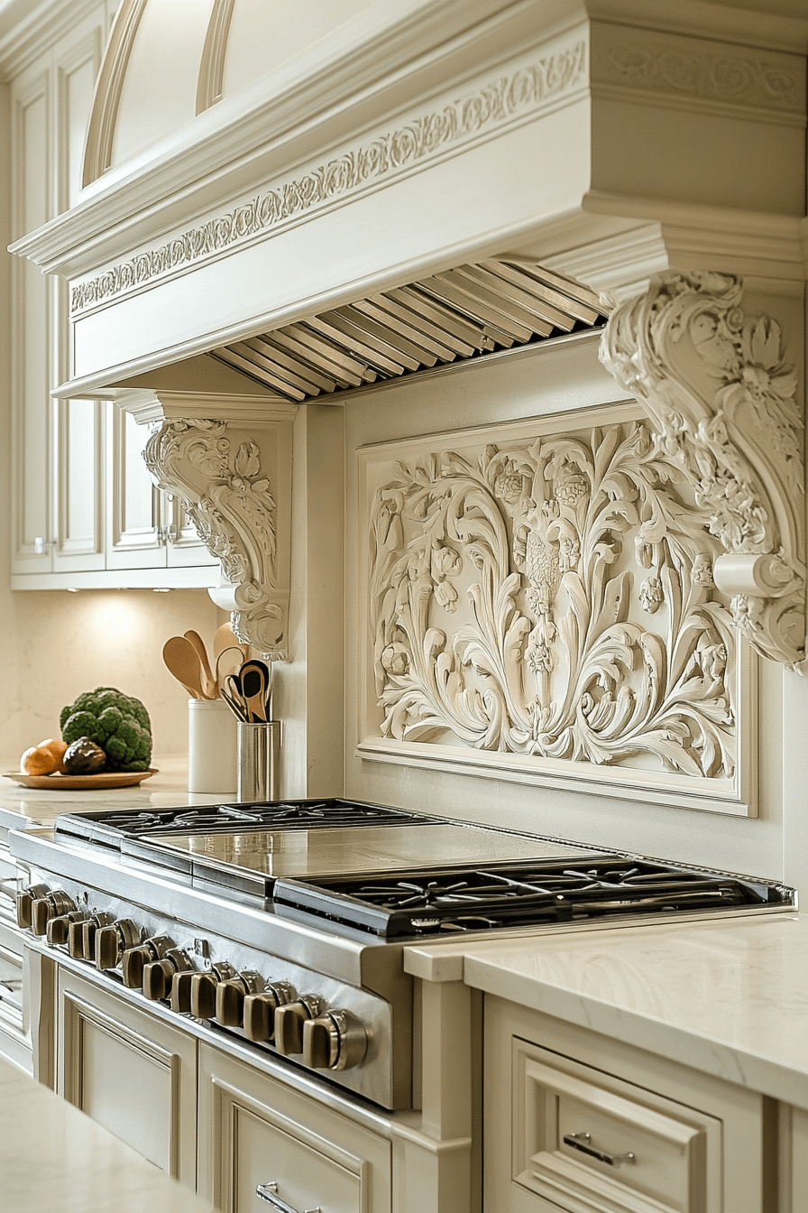 neoclassical kitchen