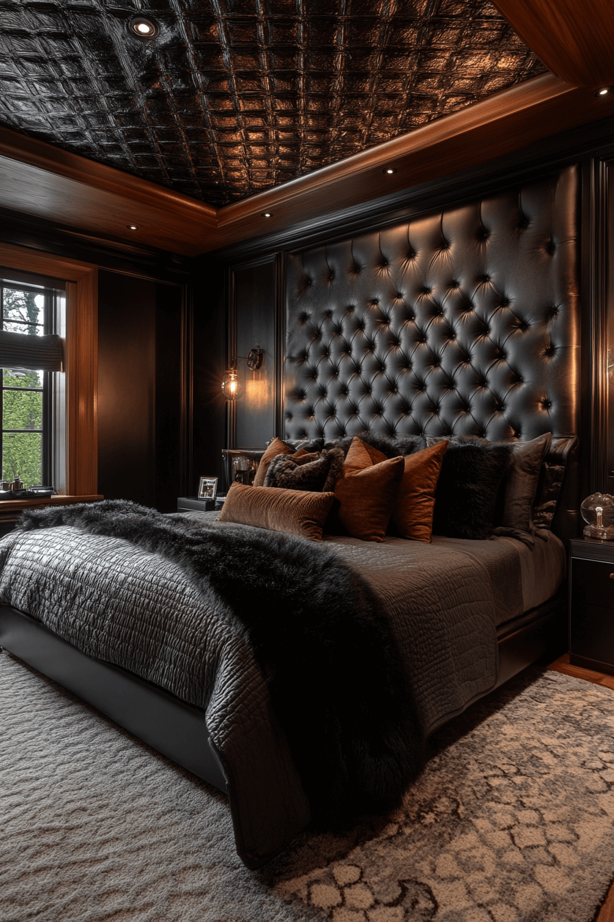Stone Wall Bedroom