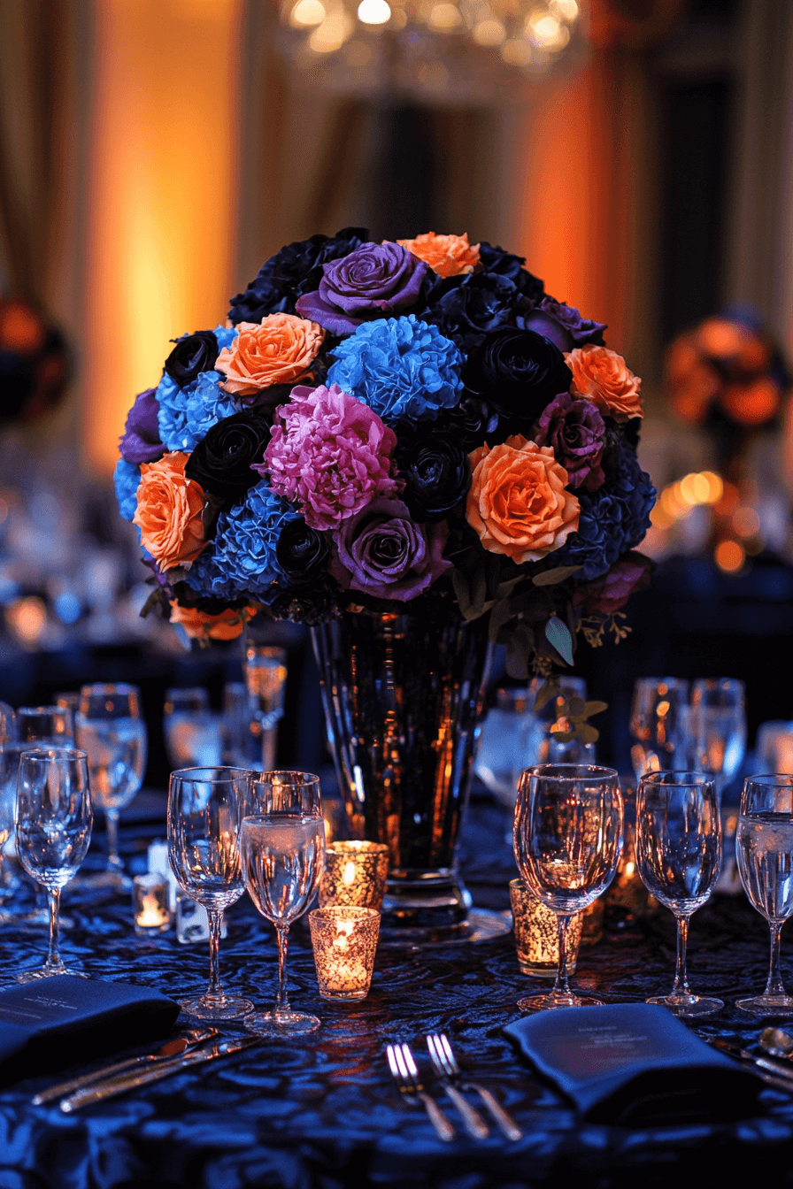 moody romantic wedding decor