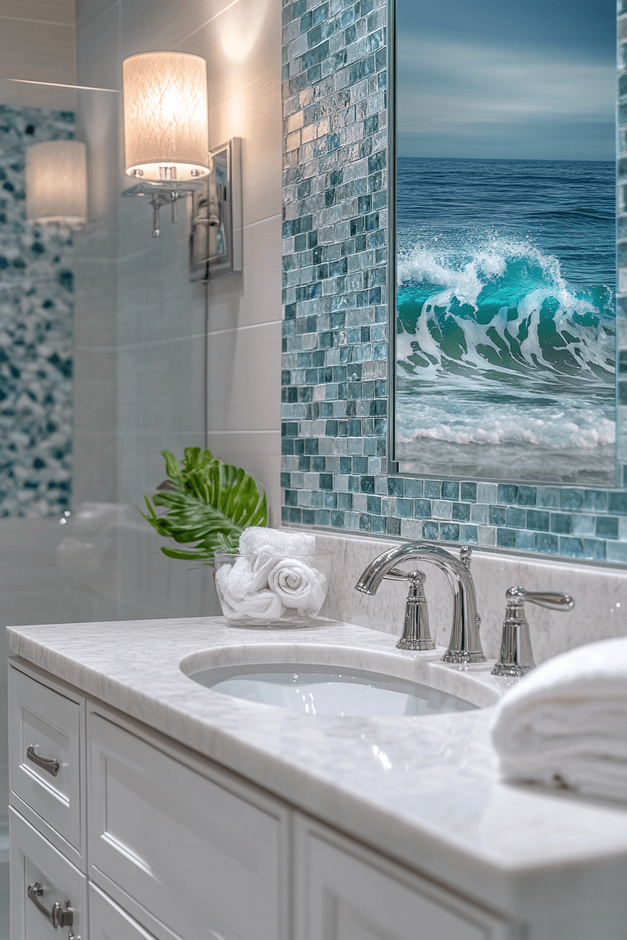 coastal cottage bathroom