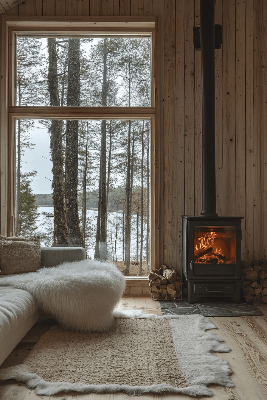 old cabin interior