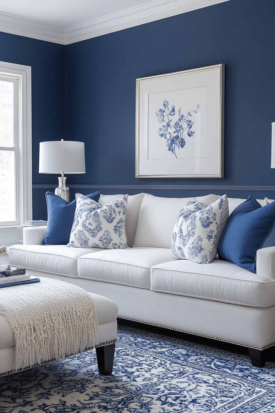 modern victorian living room