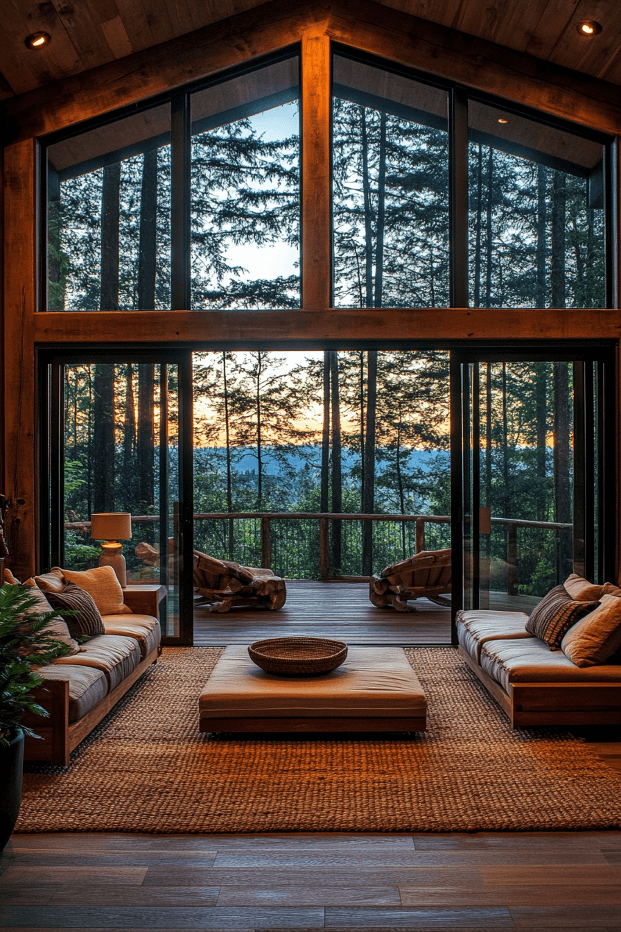 cabin living room