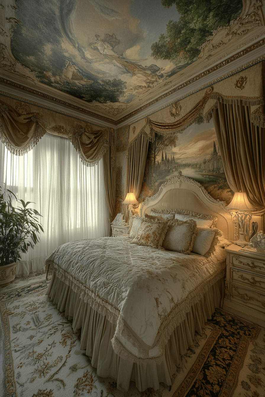 neoclassical bedroom