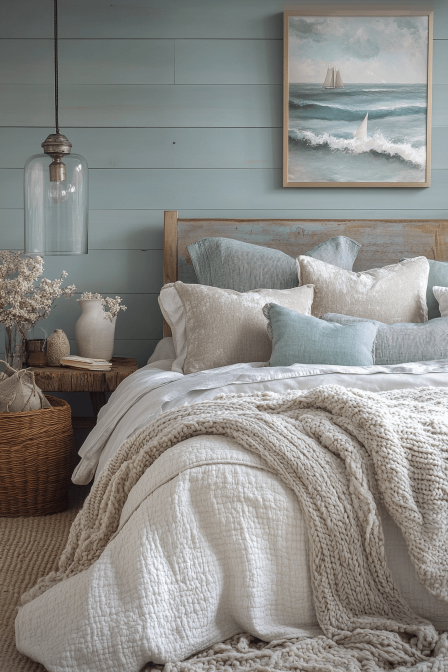 coastal cottage bedroom