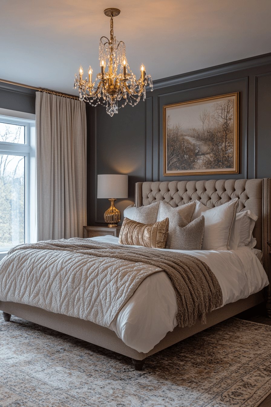 modern victorian bedroom