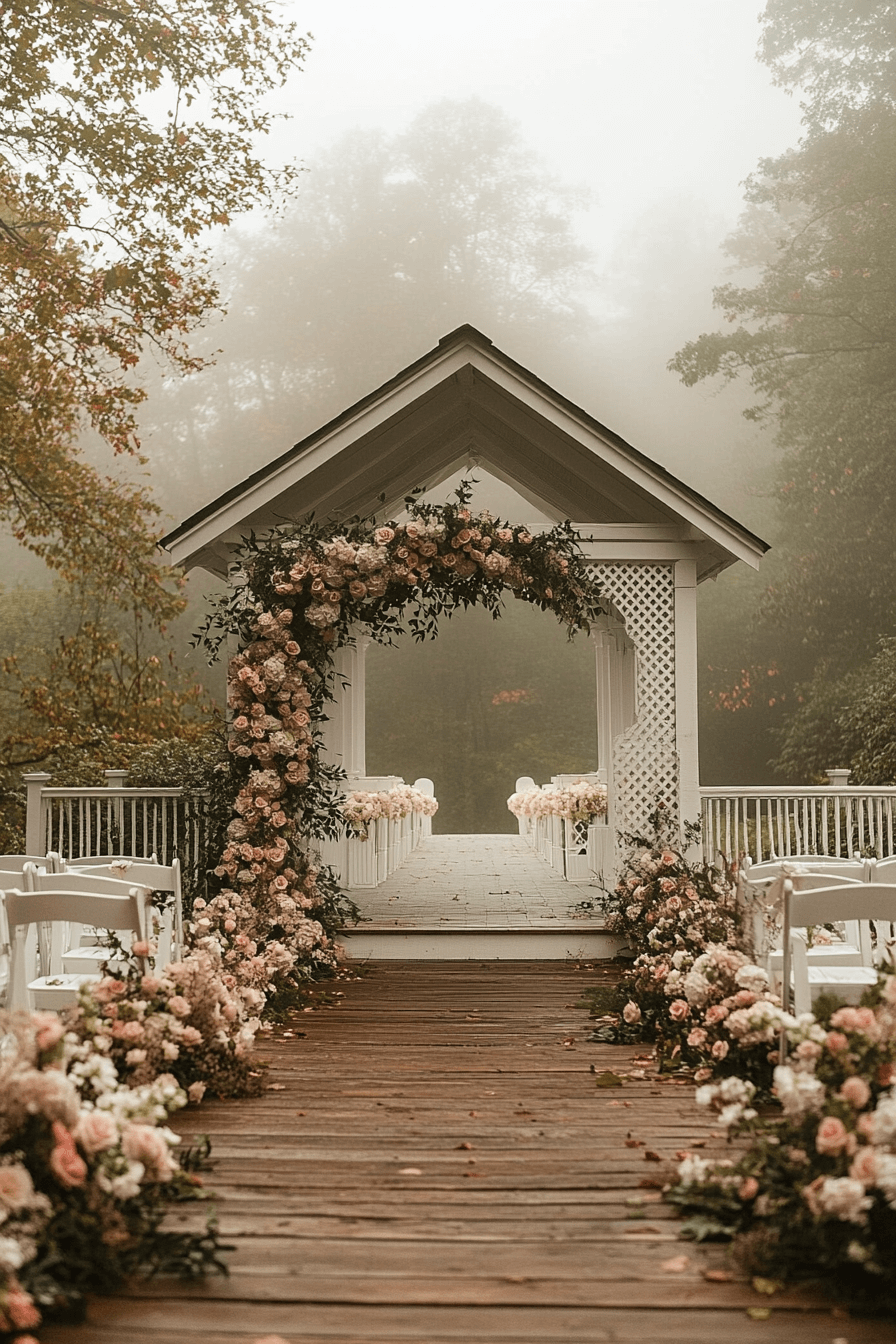 moody romantic wedding decor