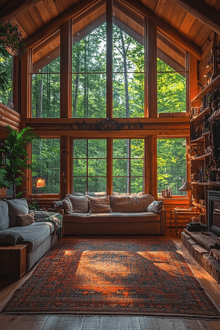 old cabin interior