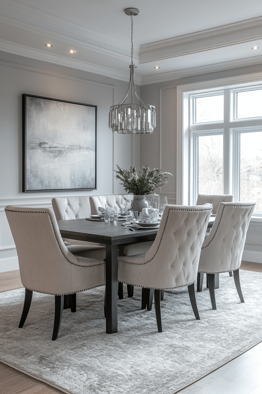 modern victorian dining room