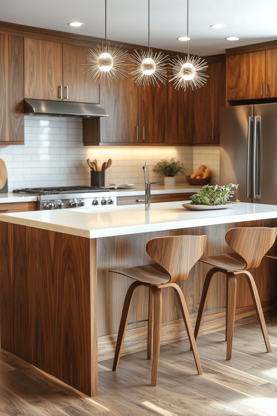 Walnut Kitchen Cabinets