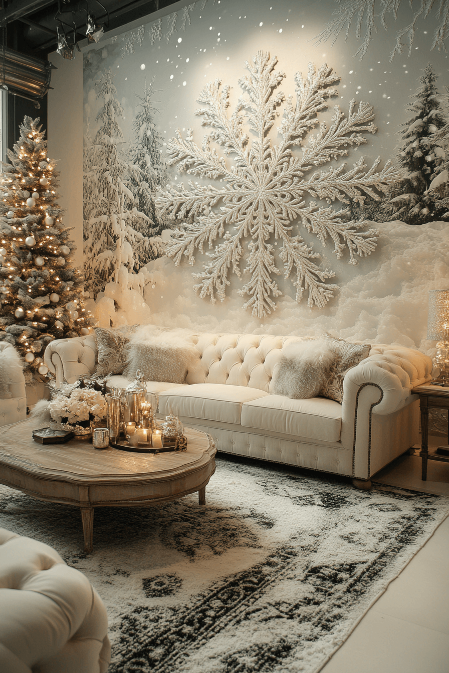 white living room decor