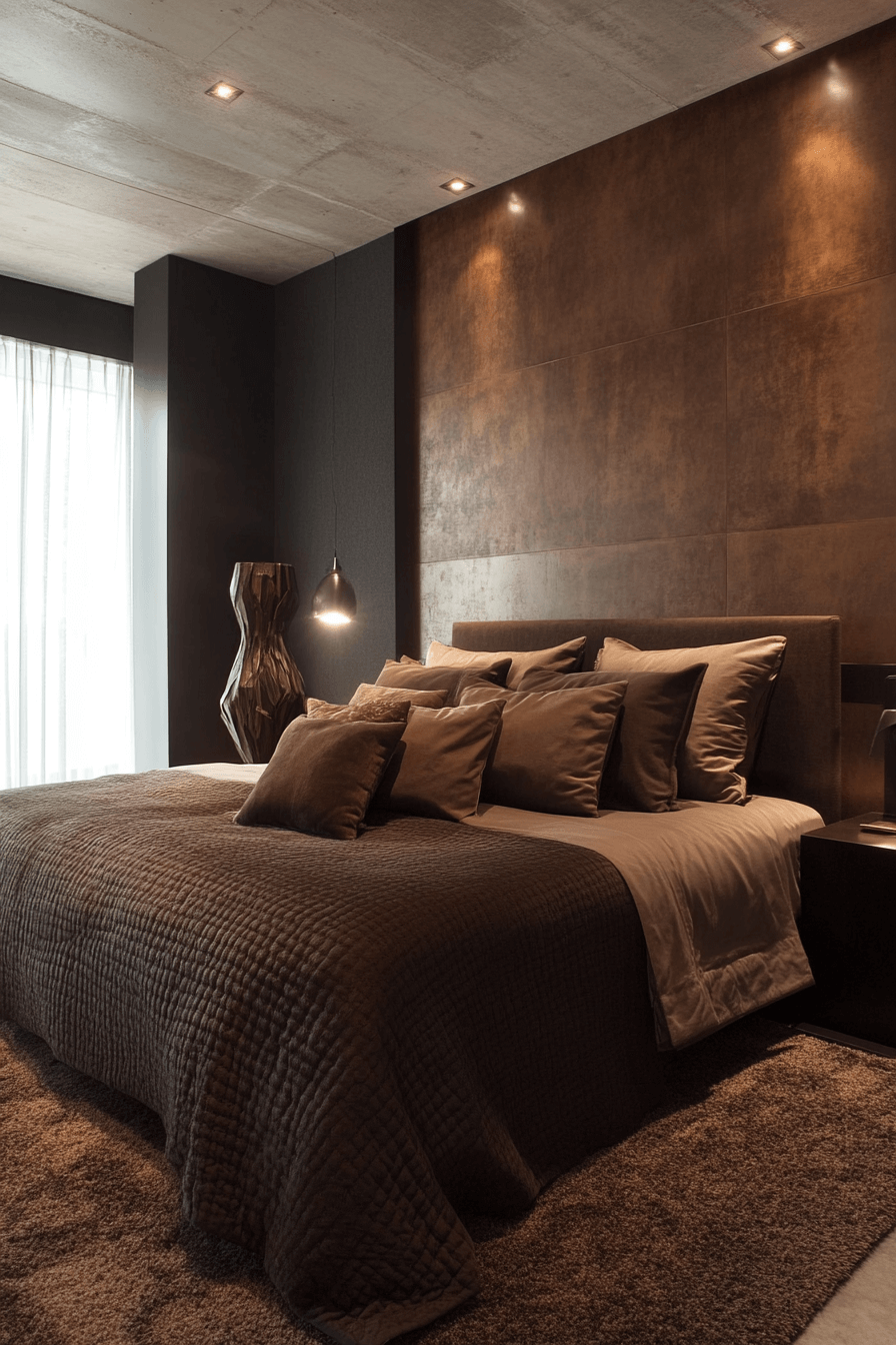 minimalistic bedroom ideas dark