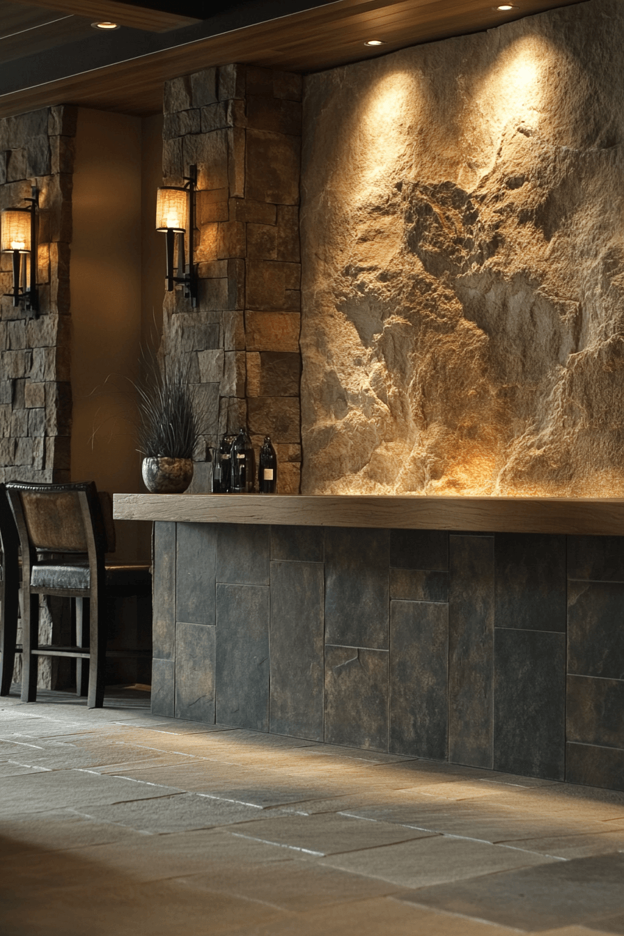stone wall interior