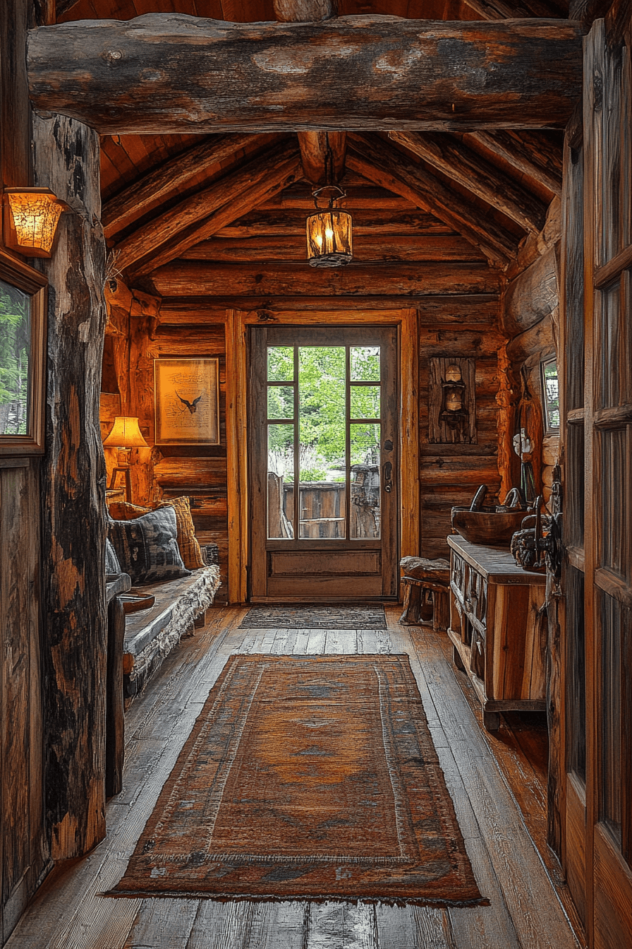 old cabin interior