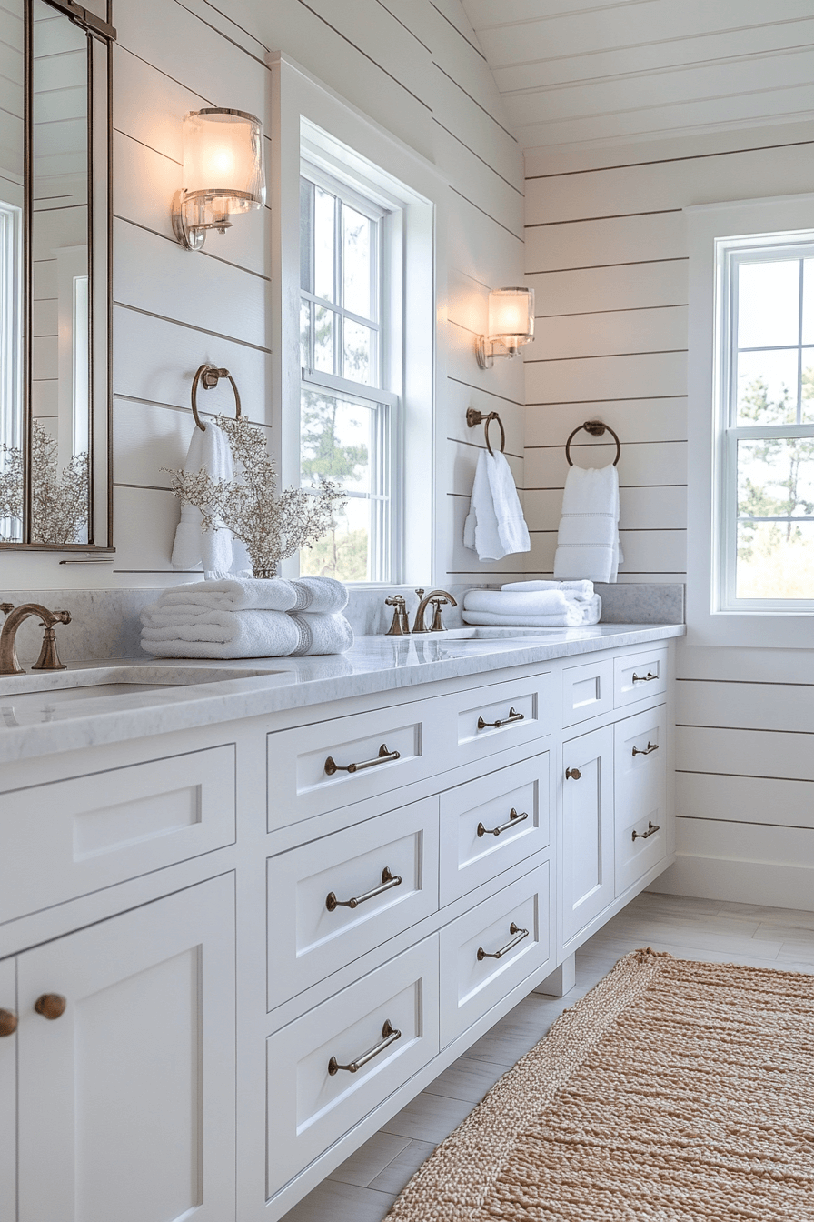 coastal cottage bathroom