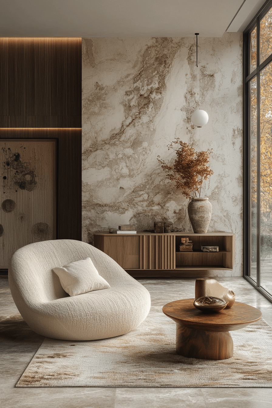 white living room decor