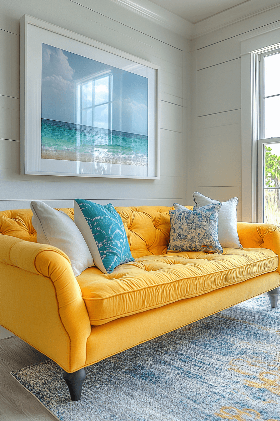 coastal cottage living room