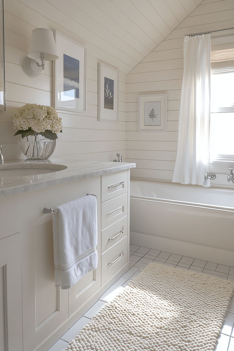 coastal cottage bathroom