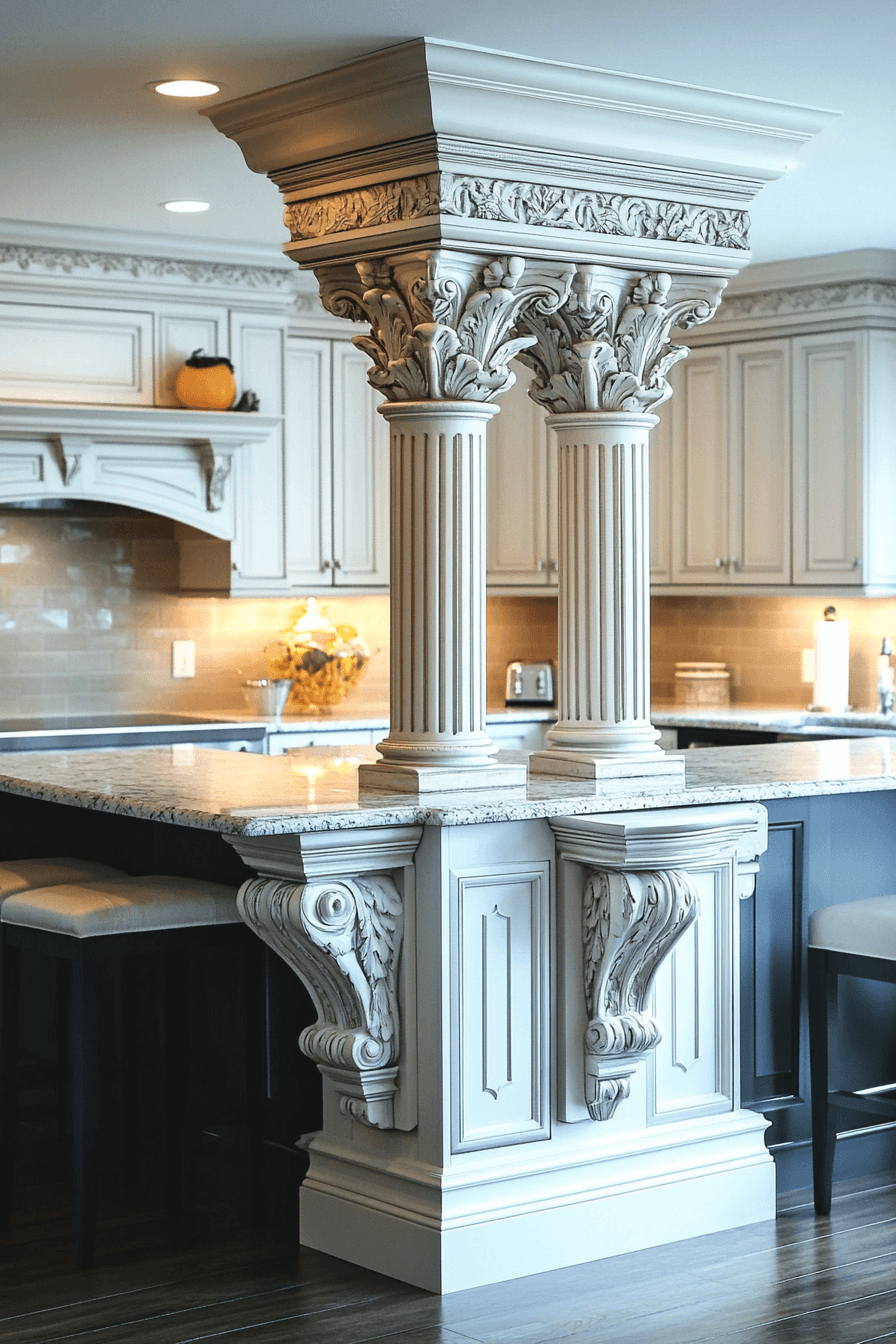 neoclassical kitchen