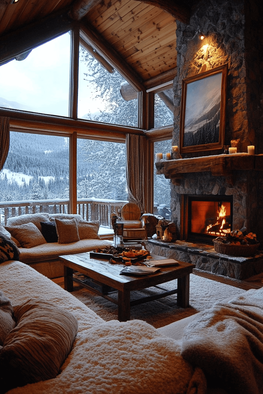 old cabin interior