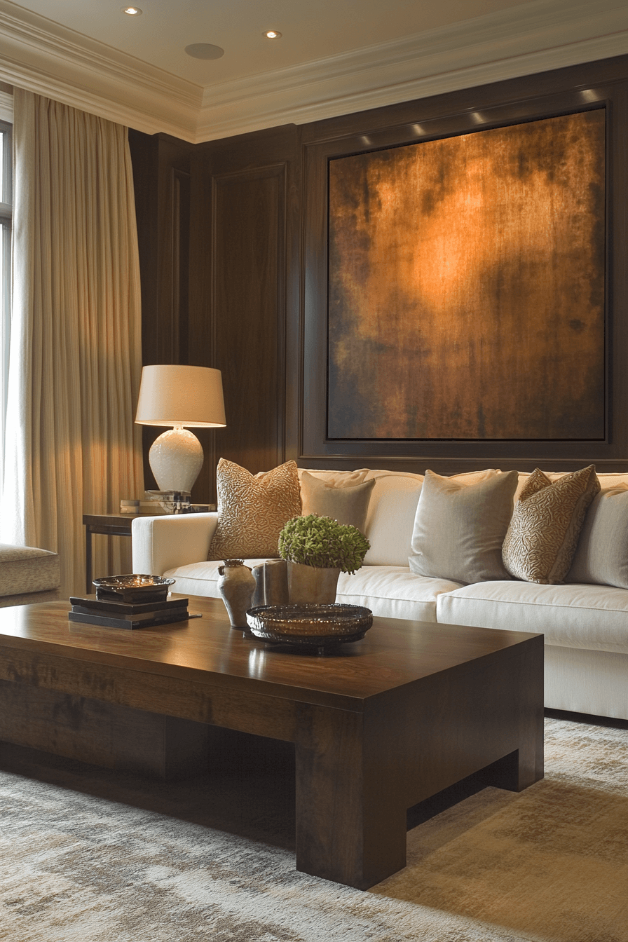 brown living room decorating ideas