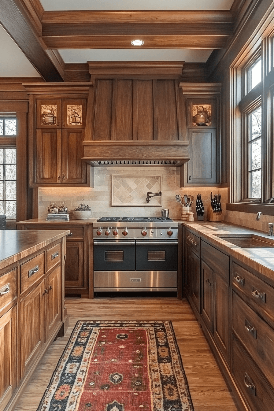 Walnut Kitchen Cabinets