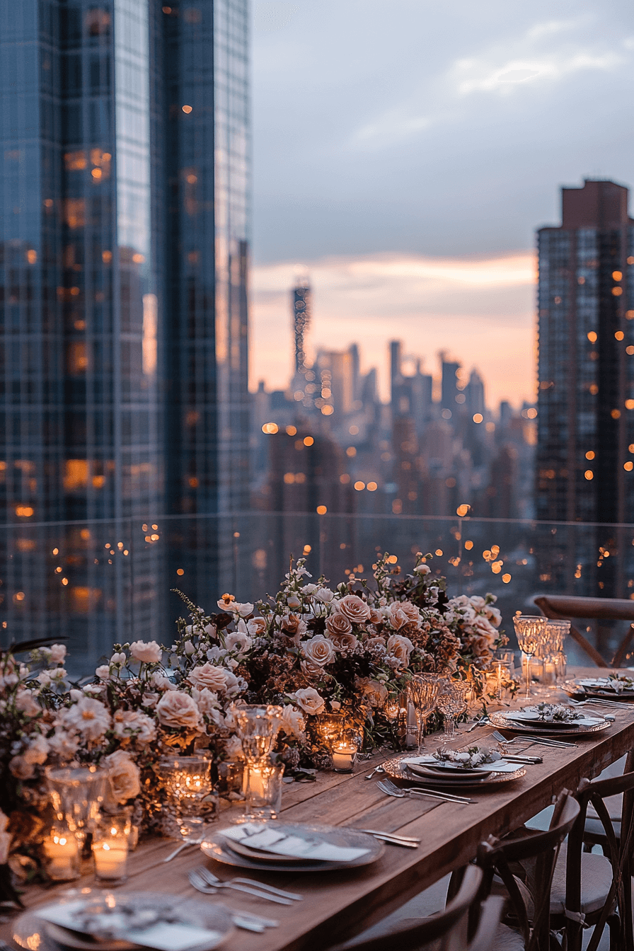moody romantic wedding decor