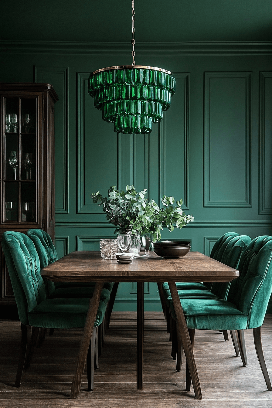 modern victorian dining room