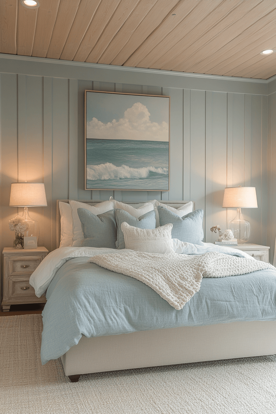 coastal cottage bedroom