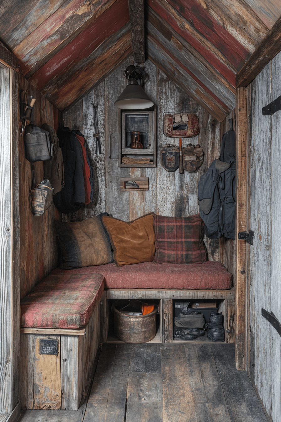 old cabin interior