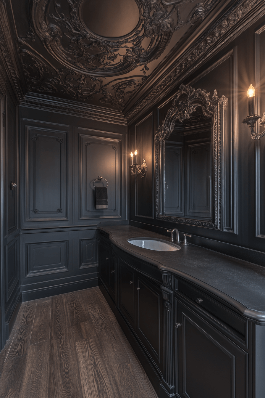 29 Modern Victorian Bathroom Ideas That Celebrate Ornate Details modern victorian bathroom