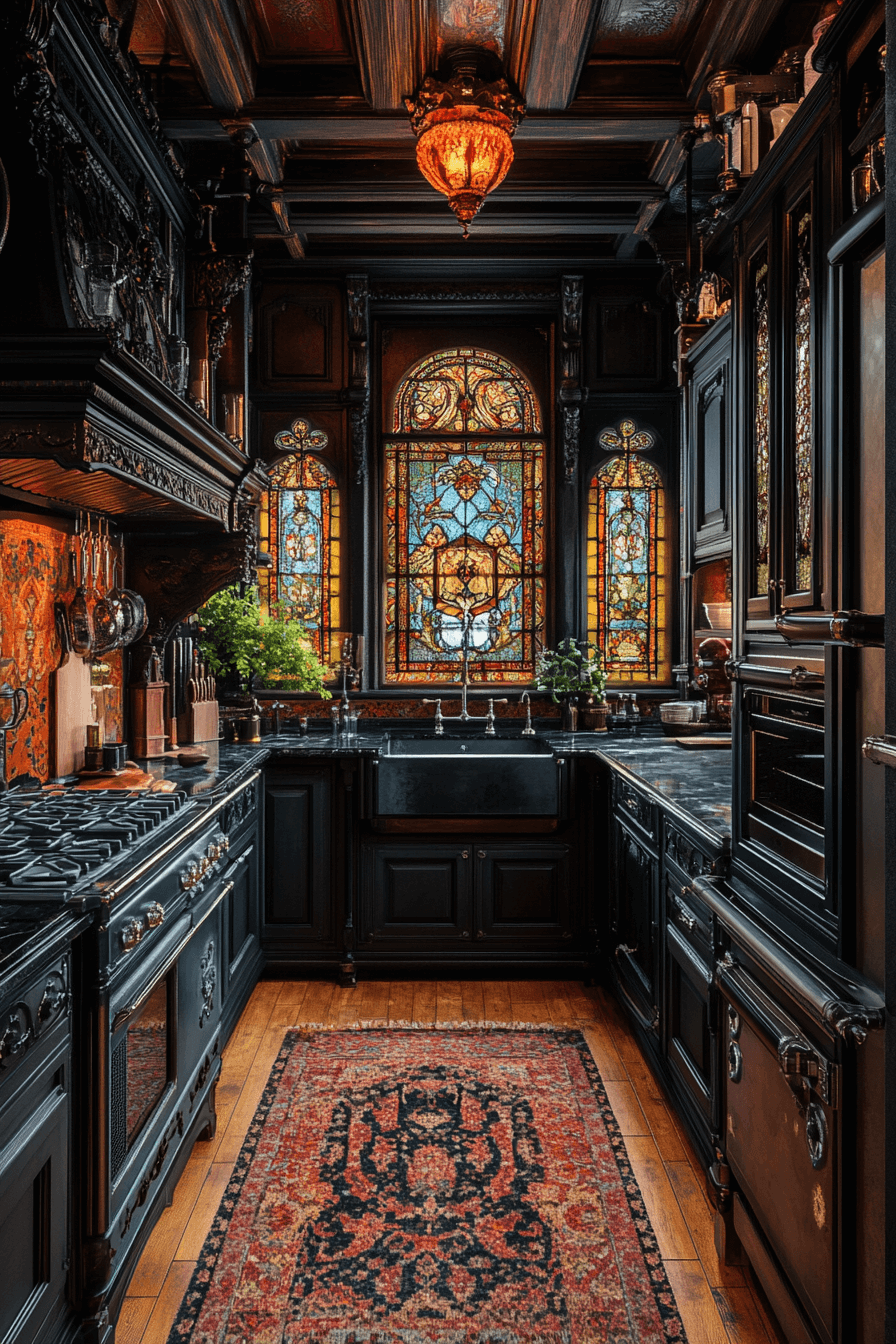 29 Moody Cottage Kitchen Inspirations to Embrace Simplicity and Depth moody cottage kitchen