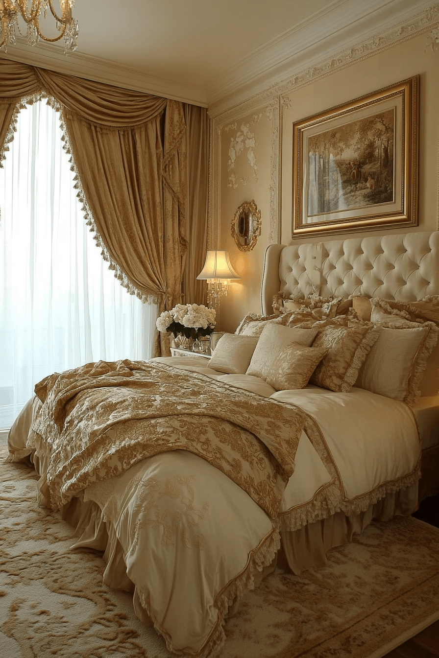 neoclassical bedroom
