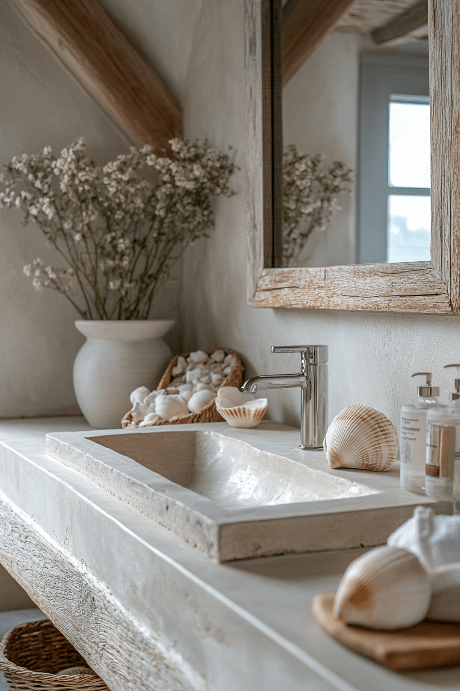 coastal cottage bathroom