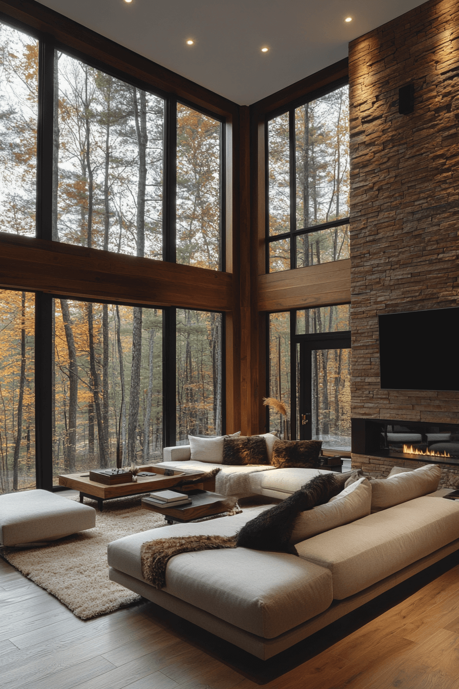 cabin living room