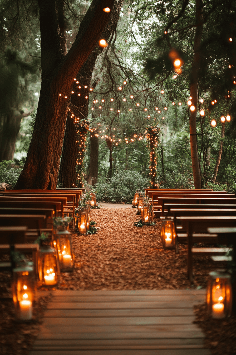 moody romantic wedding decor
