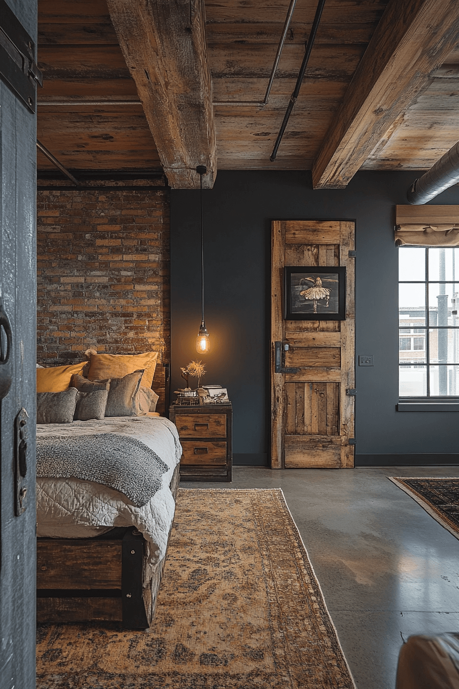 industrial bedroom design
