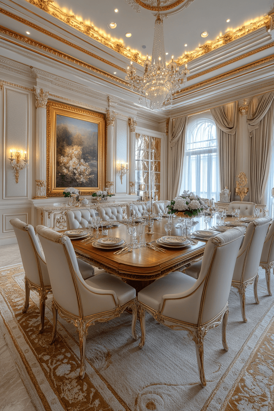 modern victorian dining room