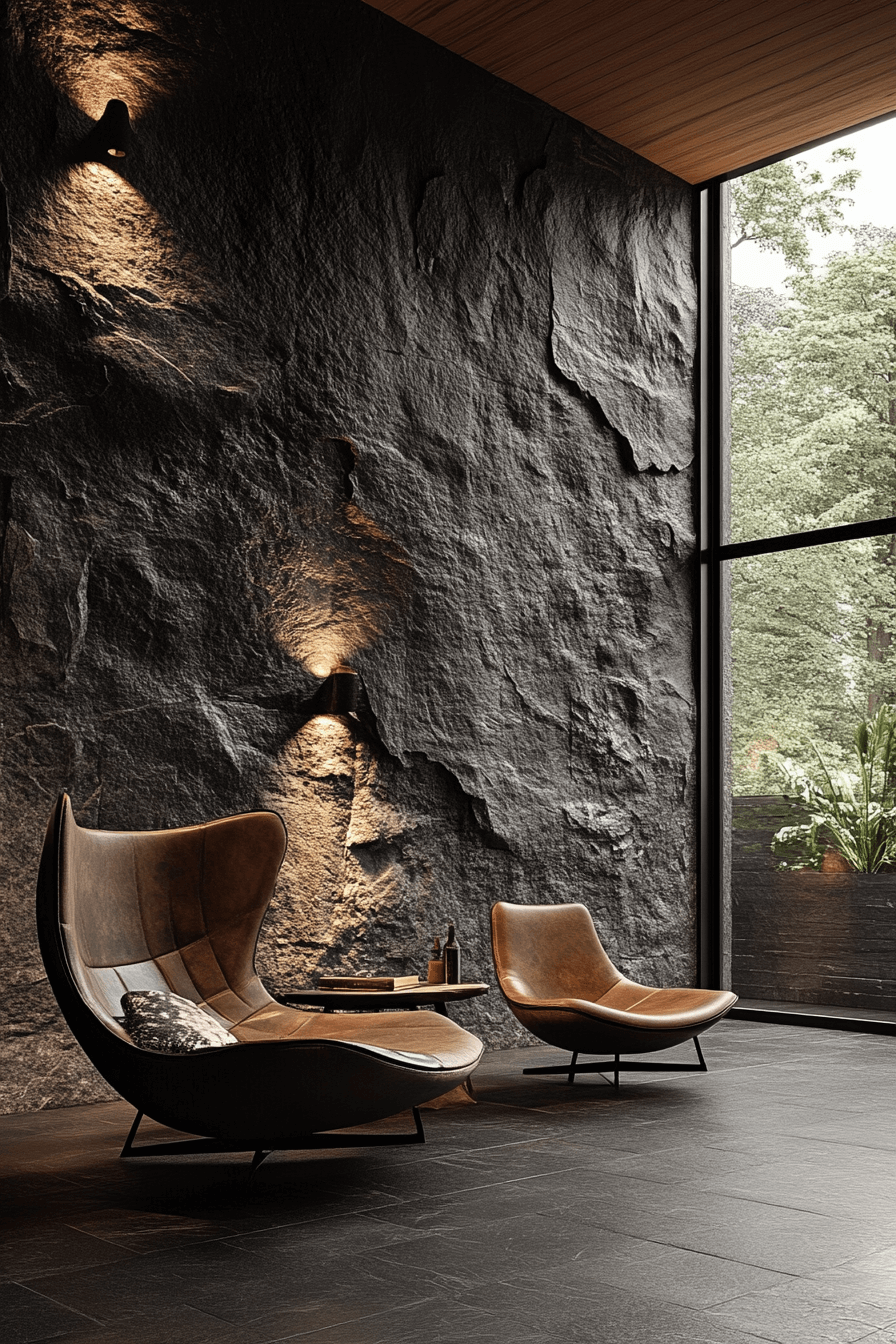 stone wall interior