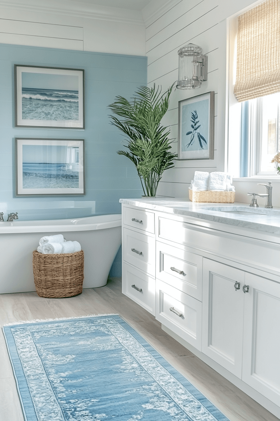 coastal cottage bathroom