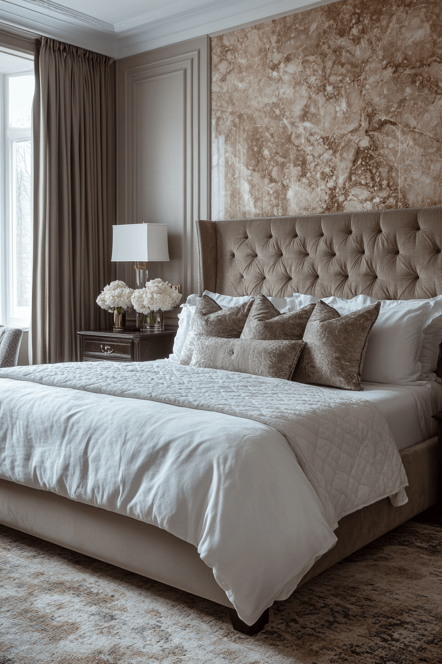 Stone Wall Bedroom